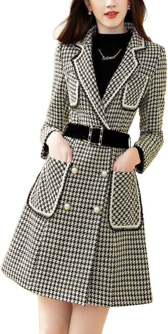 셀럽당 트렌치코트 여 추동 슬림핏 코트Q04861