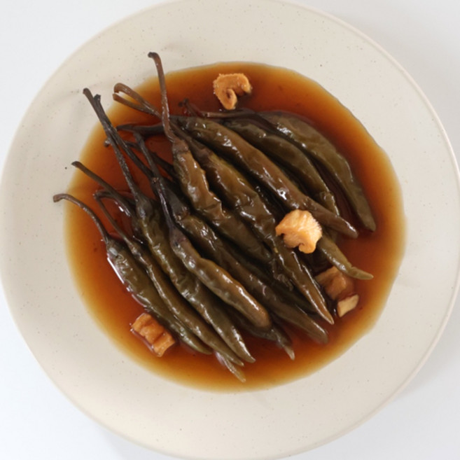 여우마을 수제반찬 더 맛있는 간장 청양고추장아찌, 4개, 4kg