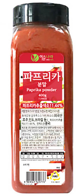 (무)이슬나라 파프리카분말(실온 400gX5개, 400g, 5개