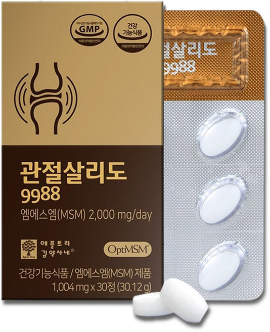 초록입홍합 MSM 상어연골 보스웰리아 관절살리도9988, 30정, 1박스