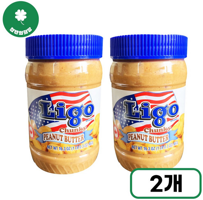 리고 땅콩버터 천키, 462g, 2개