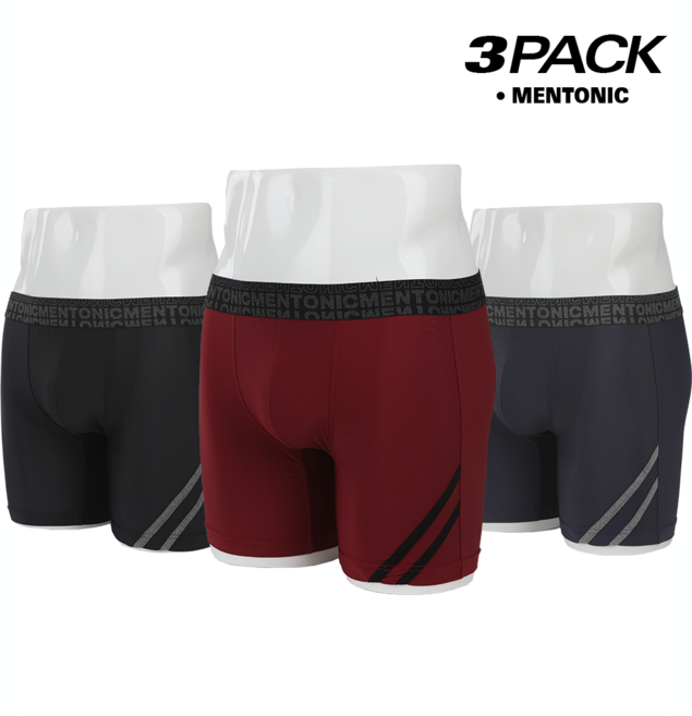 멘토닉 여름 메쉬 롱드로즈 빅사이즈 남성팬티 3종세트
