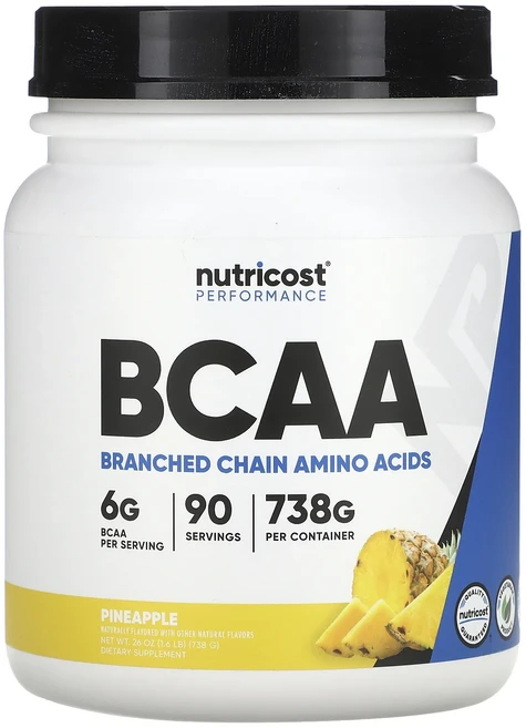 몸관리하세요 겨울입니다 Nutricost 운동 능력 BCAA 파인애플 738g(1.6lb) 특별관리진행, Nutricost운동능력BCAA파인애플738g16lb, 738g, 1개 - 쿠팡
