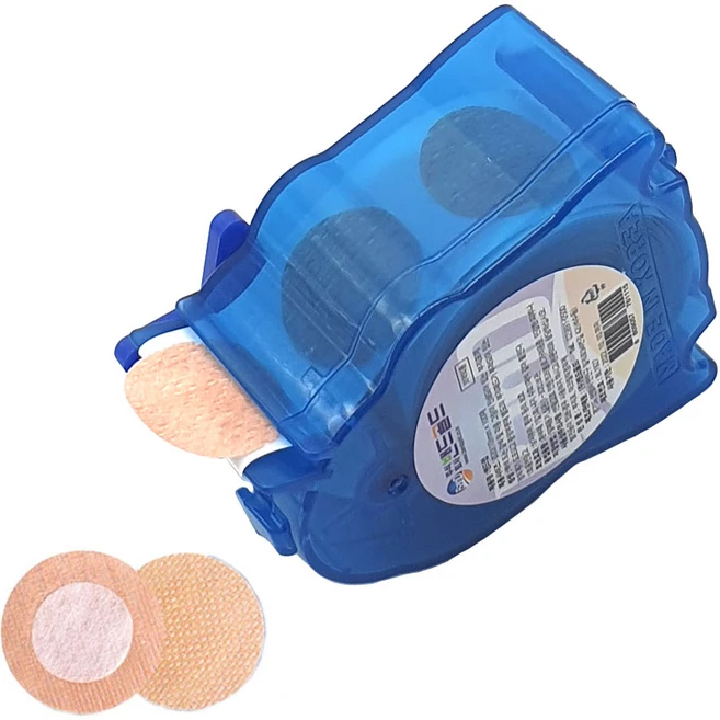 밴드골드 밴드랩 다이얼형 원형밴드 100매 BANDLAB, 살색, 1개, 100개입 - 쿠팡