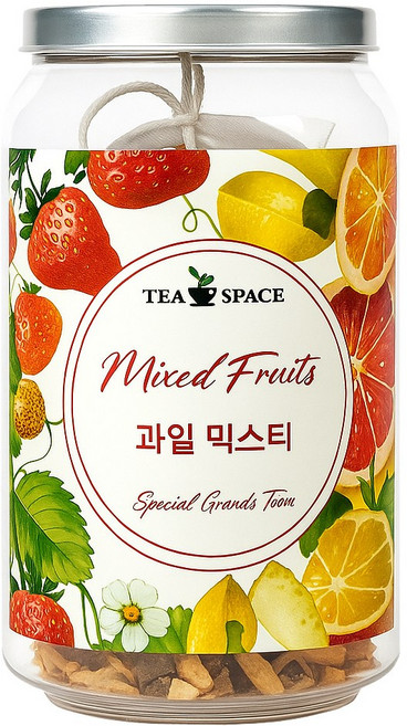 티스페이스 프리미엄 허브차 15티백- 과일믹스, 15g, 15개입, 1개