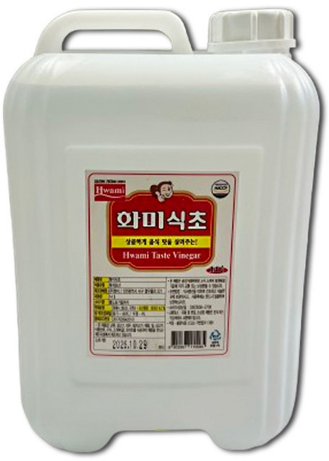 화미 식초, 14L, 1개