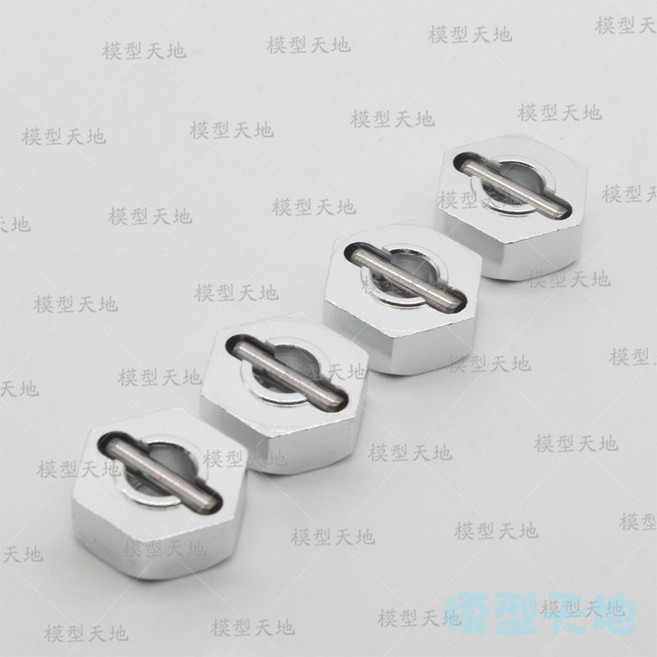 HSP 102042 알루미늄 합금 휠 육각 너트 12MM 드라이브 허브 02100 1/10 업그레이드 94122 94111 94108 9, 1개