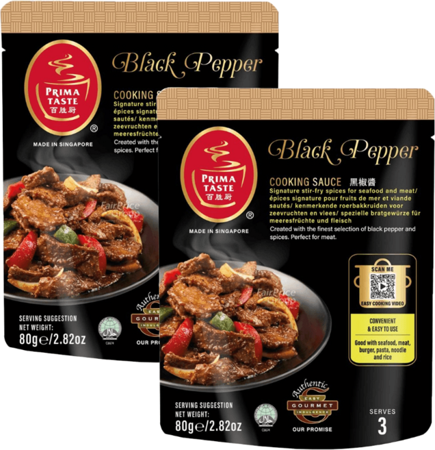 프리마테이스트 블랙페퍼 소스 80g 2개