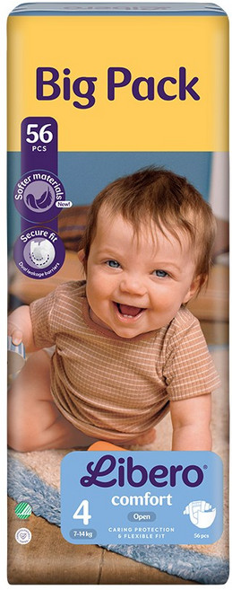 리베로 기저귀 컴포트 밴드형, 4단계, 56매