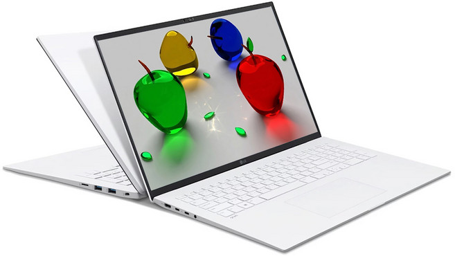 중고 LG 그램 17Z90Q 17인치 i7-1260P 32GB SSD 512GB Win11 Pro 초경량 노트북, 화이트