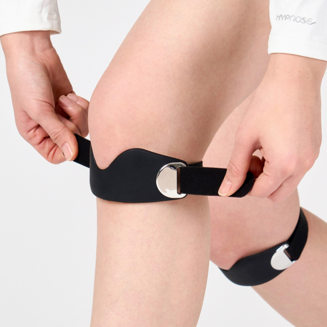 [26년형] 라비 러닝 슬개골 슬개건 무릎보호대, 블랙, 2개