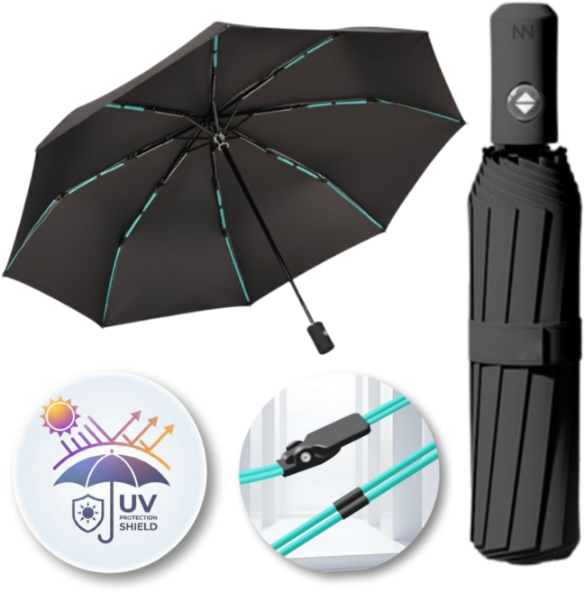 니드닛 3단 자동 우산 튼튼 접이식 암막 자외선차단 우양산