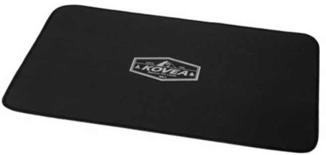 코베아 방염매트 M 버너받침 가스버너 안전 방염 매트, 블랙계열, 1개