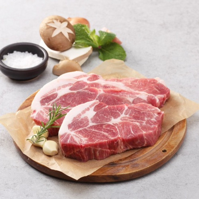 [안동참마돼지] 1+등급 냉장 목살(구이용)500g, 500g, 1개