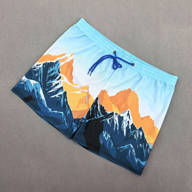 男士加大款專業泳褲 速乾防尷尬溫泉游泳適用2024新款