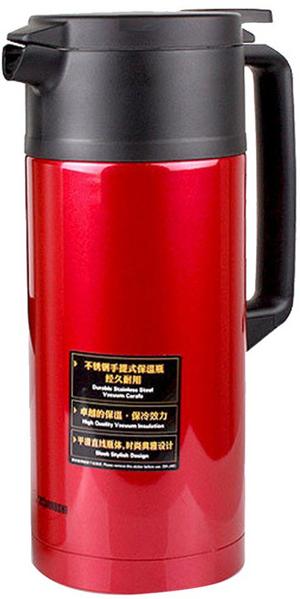 조지루시 보온보냉주전자 SH-JAE 1.8리터 진공포트, 1.8L, 레드, 1개
