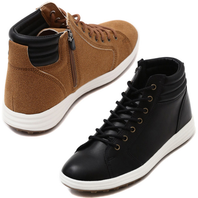알피노 키높이 남성 하이탑 스니커즈 캐주얼화 남자신발