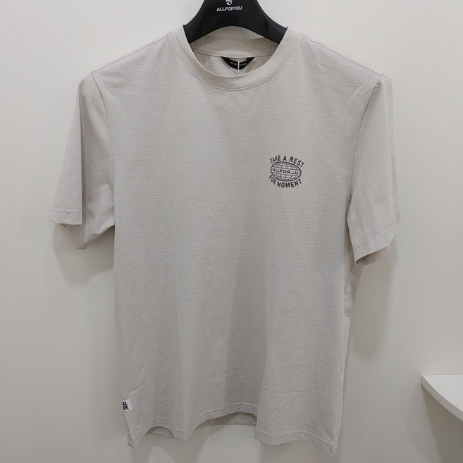 올포유 행복한백화점 올포유 여름 남성 기본 라운드 티셔츠(브라운 그레이 화이트) AGQTO--3151