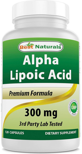 베스트 내추럴 알파 리포산 300 mg 120 캡슐, 120정, 1개