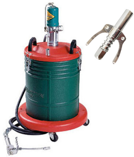 동창 참피온 에어 구리스 펌프 자동 주입기 (CHP-88) 원터치 구리스 카플러 포함, 1개