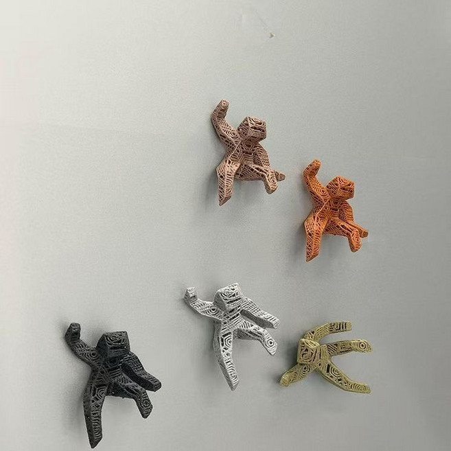 프로젝트 헤일메리 로키 3D프린팅 냉장고 자석, 5종색상 세트