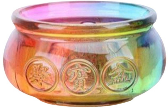 聚寶盆 居家裝飾擺件 桌面擺飾, 【聚寶盆】彩色
