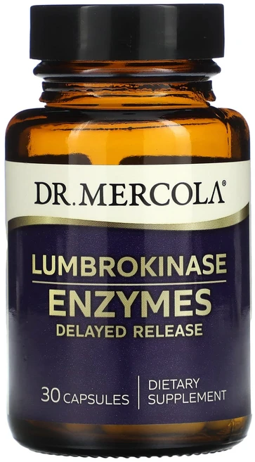 Dr. Mercola 룸브로키나제 효소 캡슐 30정, Dr Mercola 룸브로키나제 효소 캡슐 30정, 1개 - 쿠팡