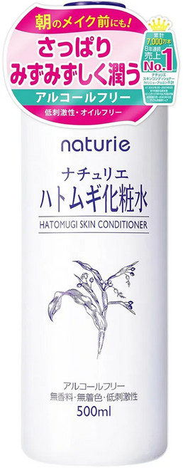 imju naturie 薏仁清潤化妝水, 1瓶, 500ml