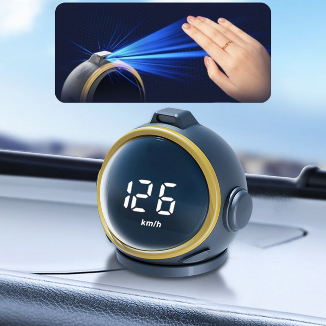 헤드업 디스플레이 자동차 GPS HUD 제스처 인식 신형 다기능 자동차 속도계 전차종 호환, 1개