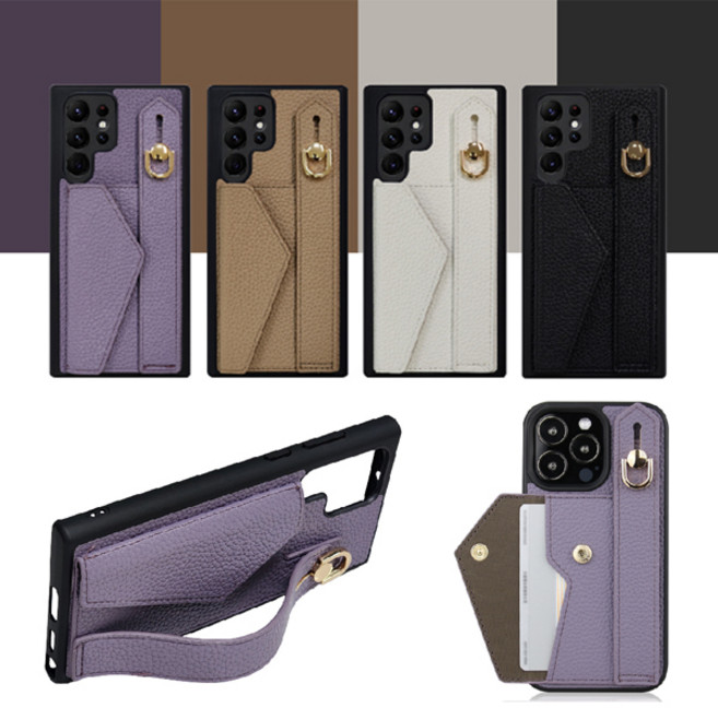 갤럭시A31 (A315) 헤르 스트랩 카드수납 가죽 범퍼 케이스