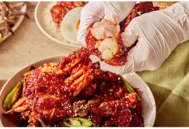 양념꽃게장 3.5kg (대)[줄서서 먹는여수맛집 명동게장], 1개