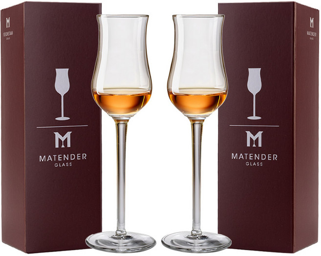 MATENDER 튤립L 위스키 테이스팅 노징글래스 1+1