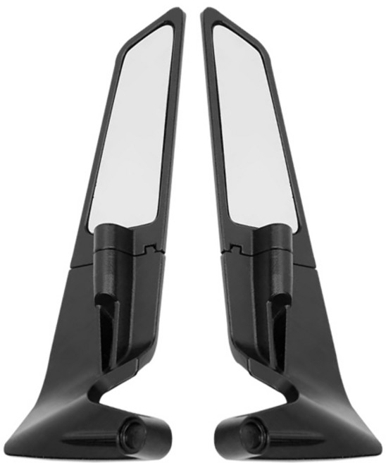 아스라다 오토바이 사이드 뷰 미러 가와사키 Z900 Z125 YAMAHA MT07 KTM DUKE Ducati V4 스즈키 혼다 Nmax, [02] 1 pair