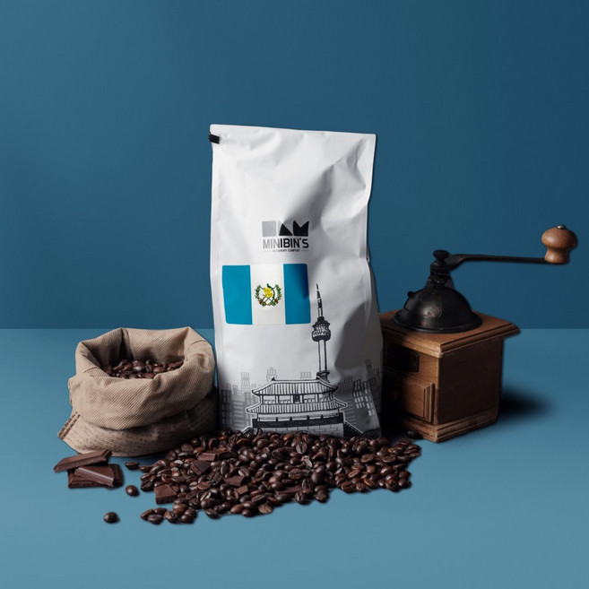 과테말라 SHB 안티구아 | 갓 로스팅 한 원두커피 | 미니빈스 로스터리, 홀빈(분쇄안함), 1kg, 1개