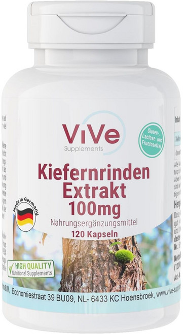 소나무껍질 피크노제놀 고함량 100mg 120 베지 캡슐, 1개, 120정