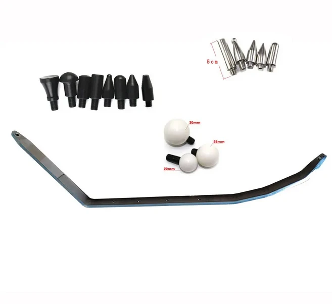 자동차 펜더 손상 수리 도구 자동차 덴트 제거 키트 자동 펜더 부드러운 수리 도구 키트, 03 녹색