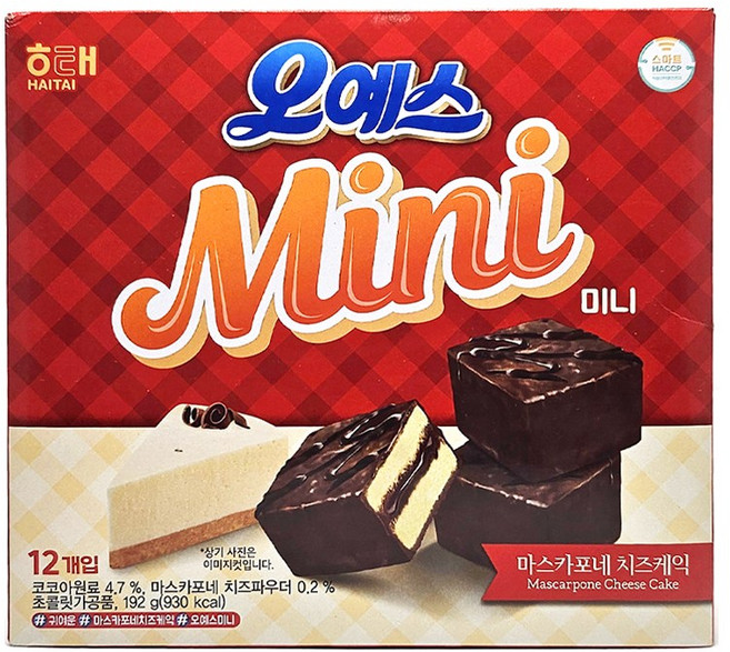 해태 오예스 미니, 192g, 3개