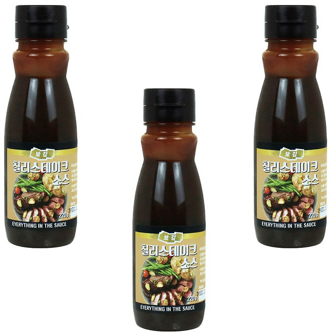 칠리스테이크소스 220g, 3개