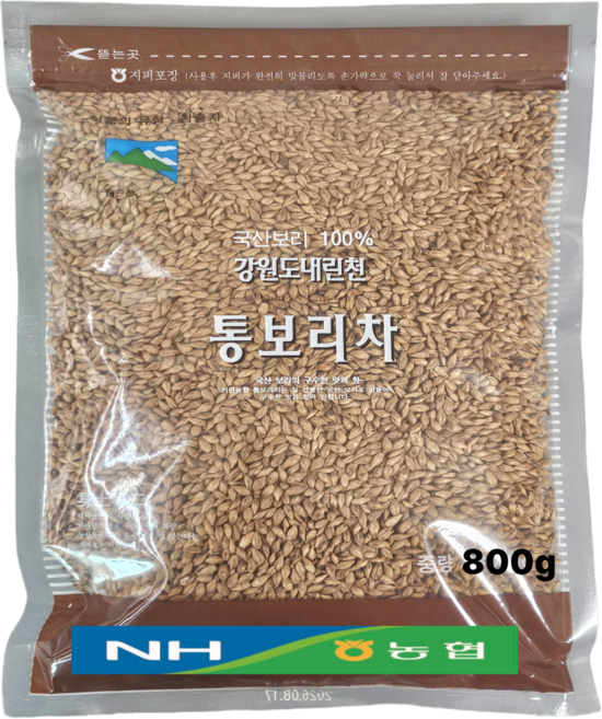 농협 국산 100% 통보리차 강원도 인제 신선도보장 최신상품, 800g, 1세트, 1개입