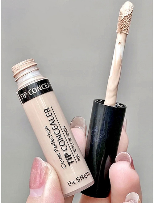 the SAEM TIP CONCEALER 完美遮瑕液, 1個, 自然色