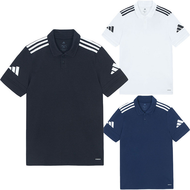 아디다스 카라티 반팔티 폴로 티셔츠 남여공용 SQ25 + ALS 마스크