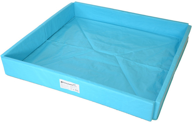 퍼니퍼니 플레이매트 사각매트 모래놀이매트 놀이매트 편백놀이 오감놀이 물감놀이, 스카이블루