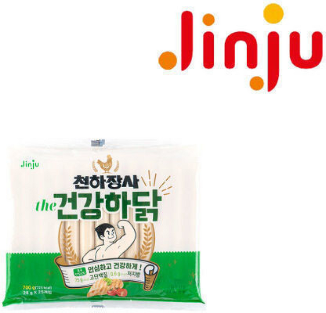 진주햄 천하장사 더 건강하닭 (), 28g