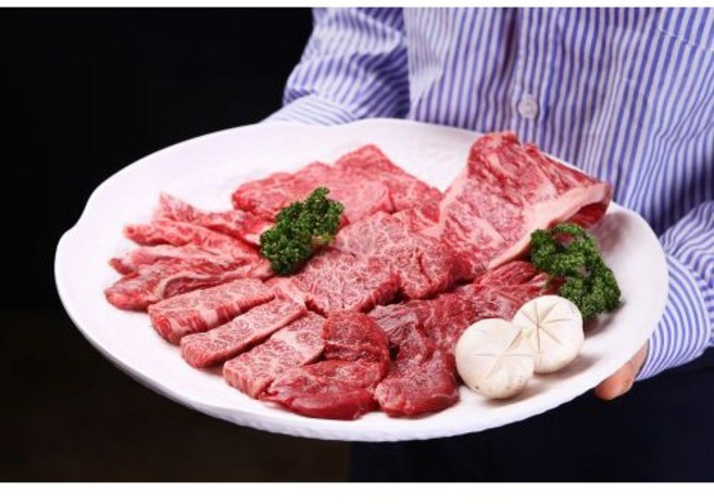 [안동청년]1등급 한우 모듬구이600g 국내산 구이용, 1등급 한우 모듬구이 600g, 1개