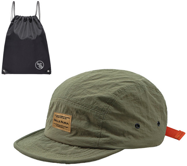 BELLEAURA 남여공용 캐주얼 챙짧은모자 숏캡 캠프캡 볼캡 숏챙 빅사이즈모자 (PGN짐쌕가방 지급)