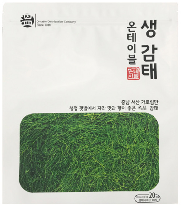 온테이블 건조 생감태 1봉 20매, 40g, 1개