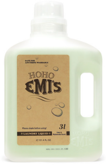 호호에미 천연아기세제 라임향 3L, 1개