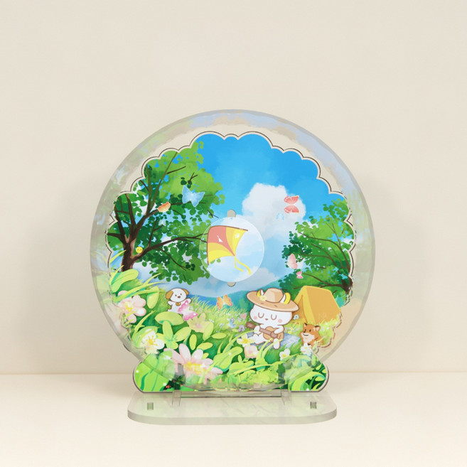 드림휠 햄스터 쳇바퀴 26cm 스탠드 러닝 휠 마라톤 저소음, 1개, 피크닉