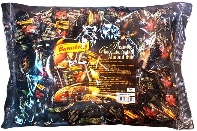 반스베리 티라미수 초콜릿 코티드 아몬드넛 900g, 1개 - 쿠팡