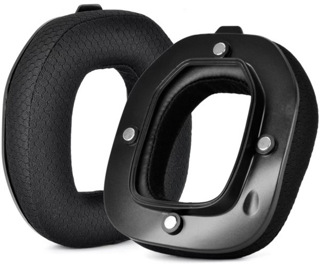 Logitech Astro A40 TR A40TR 게임용 헤드폰 교체 용 이어 커버 귀마개 귀 베개 예비 부품 용 헤드 밴드 쿠션, 03mesh Black, 1개